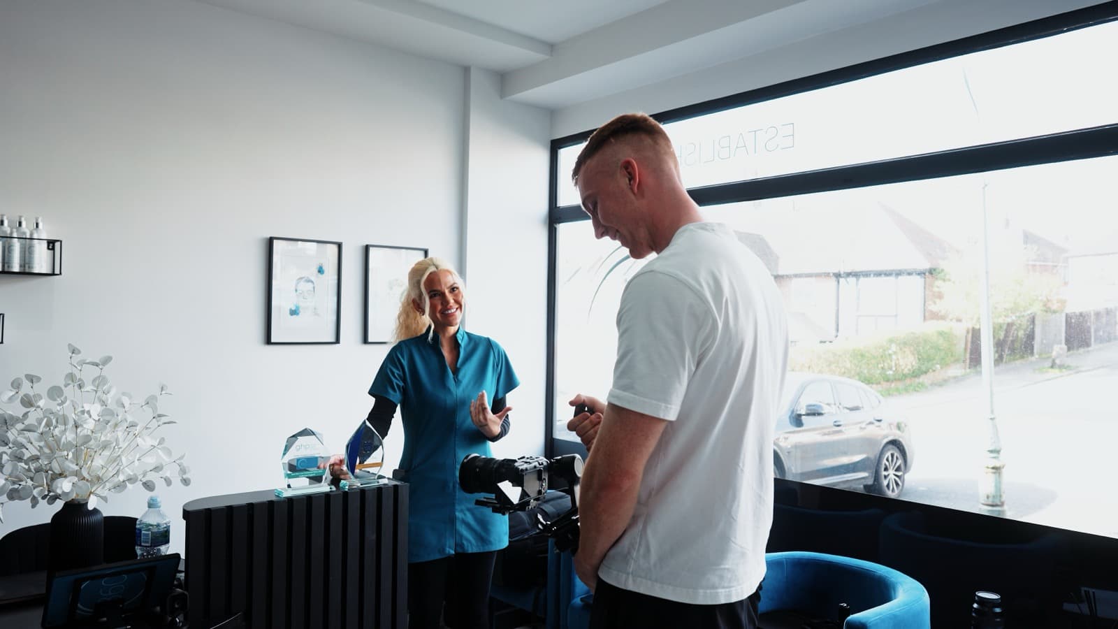 Behind the scenes in clinic