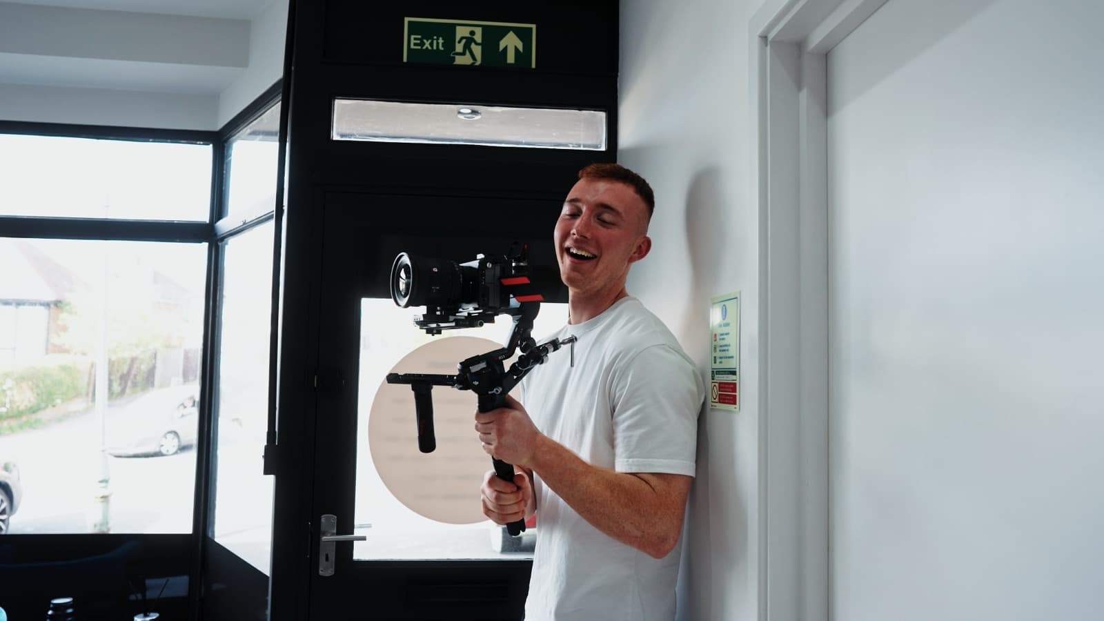Hunt Visuals on set filming content